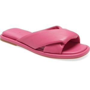 Caslon Pink Loafers with Crisscross Design